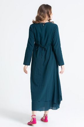 لباس آبی زنانه بافتنی Eliş Şile Bezi - کد 681424778