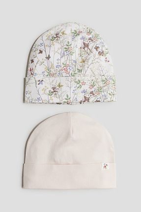 کلاه صورتی بچه گانه پنبه ای H&M - کد 889874525