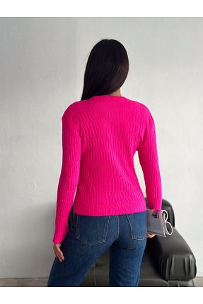 بلوز صورتی زنانه ساده Fanori Woman - کد 889064268