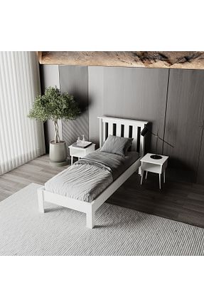 چارچوب تخت سفید MDF RENAZZO - کد 882739155