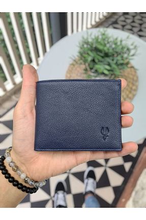 کیف پول سرمه ای زنانه سایز متوسط Visso leather - کد 889250300