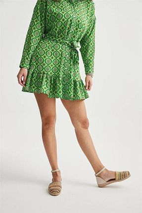 بابت خاکی زنانه چرم مصنوعی JAMASHOSE - کد 302769540