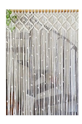 پرده توری نباتی Briz Çubuğu (Vidalı) AslanButik - کد 885898916