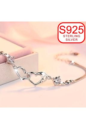 دستبند نقره زنانه 925 عیار Shinegirl - کد 889107776