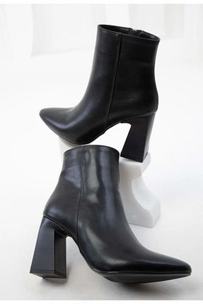 بوت / نیم بوت مشکی زنانه چرم مصنوعی Kids Club Shoes - کد 888531544