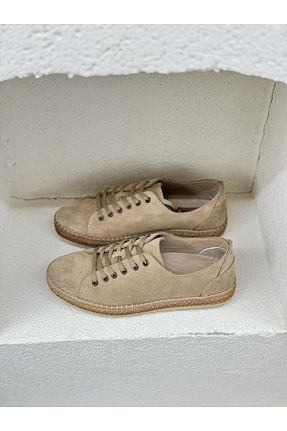 کفش اسنیکر بژ زنانه چرم اصل Venüs - کد 810066815