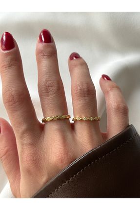 انگشتر جواهر طلائی زنانه زیرکن ringbox - کد 889139668