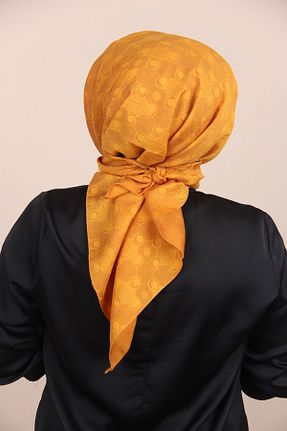 روسری نارنجی پلی استر Genel Markalar - کد 793412614
