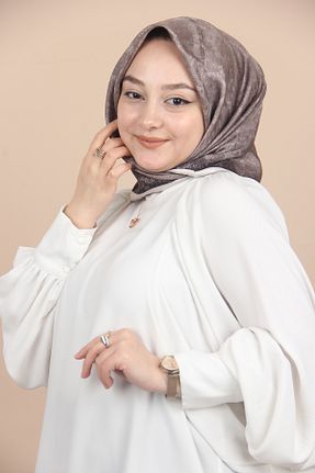روسری قهوه ای İpek Tivil Levidor - کد 735213965