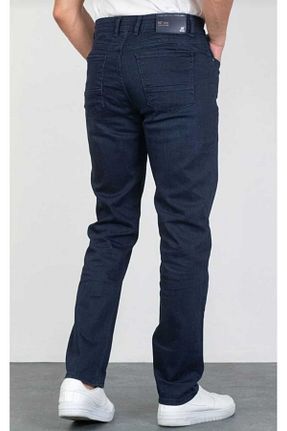 شلوار جین سرمه ای مردانه پاچه زیپ دار Denim - کد 889228233