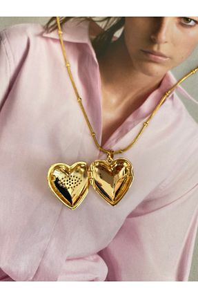 گردنبند استیل ( فولاد ) سرمه ای زنانه استیل (فولاد) Pinery Jewels - کد 889250224