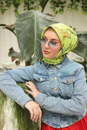 روسری بژ İpek Tivil SİLKHOMEE - کد 856461042