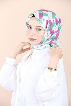 روسری صورتی پنبه ای Emproyal - کد 854413084