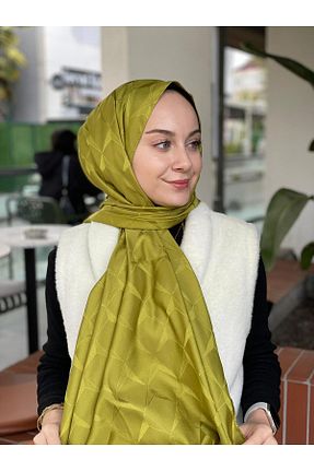 شال سبز زنانه پلی استر Loryan - کد 889274373