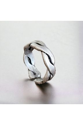 انگشتر جواهر زنانه روکش نقره Atolyezone - کد 937406189