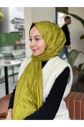 شال سبز زنانه پلی استر Loryan - کد 889274373