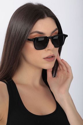 عینک آفتابی مشکی زنانه 44 STAOOM - کد 386891078