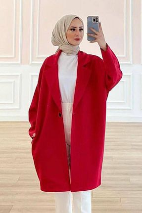 کت حجاب قرمز زنانه Blazer TANISA - کد 889354390