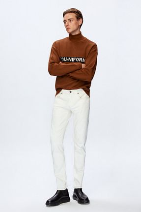 شلوار قهوه ای مردانه بافتنی Tween - کد 358535974