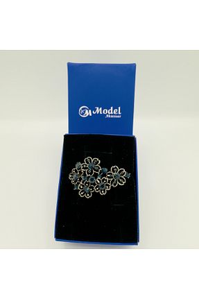 سنجاق سینه طوسی زنانه فلزی model aksesuar - کد 771966626