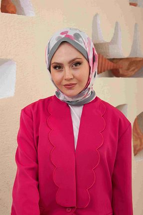 شال طوسی زنانه İpekhan - کد 743287341