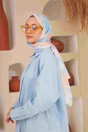 شال آبی زنانه İpekhan - کد 743287329