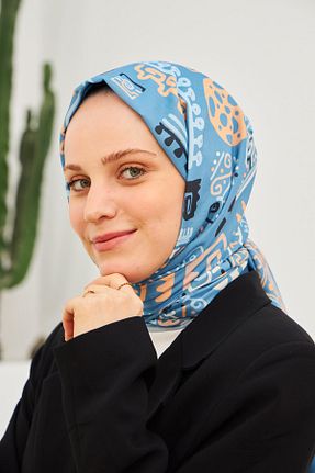 شال سرمه ای زنانه İpekhan - کد 762545925