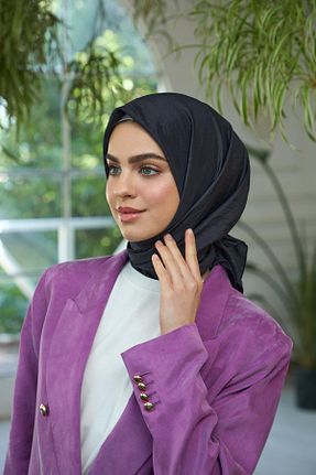 روسری مشکی İpek Vual İpekhan - کد 832686445
