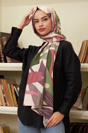 شال صورتی زنانه پنبه پلی استر İpekhan - کد 446754294