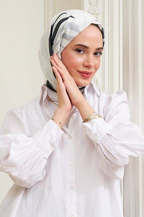 شال مشکی زنانه پنبه پلی استر İpekhan - کد 446664579