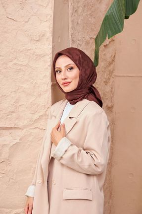 روسری قهوه ای İpek Jakar İpekhan - کد 783916314