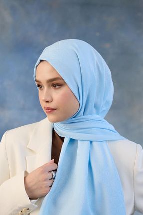 شال بژ زنانه پنبه ای İpekhan - کد 889379793