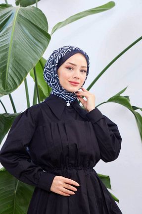 شال سرمه ای زنانه İpekhan - کد 786107110