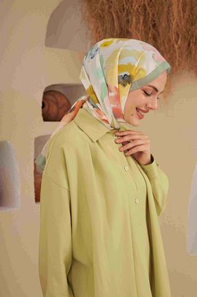 شال سبز زنانه İpekhan - کد 743287348