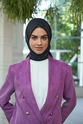 روسری مشکی İpek Vual İpekhan - کد 832686445
