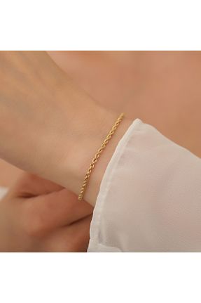 دستبند نقره زرد زنانه 925 عیار Marylebone Silver - کد 889412913