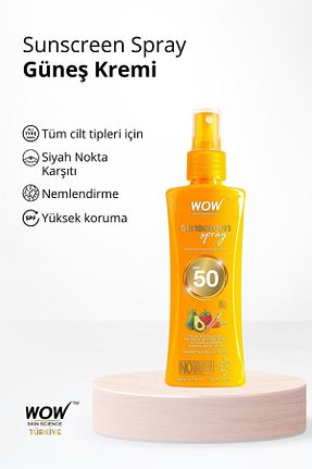 کرم ضد آفتاب بدن SPF 50 + WOW Skin Science - کد 463822695