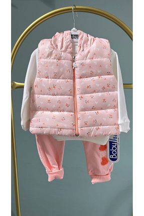 ست نوزادی نارنجی بچه گانه پنبه ای MBK GARDEN - کد 889485834
