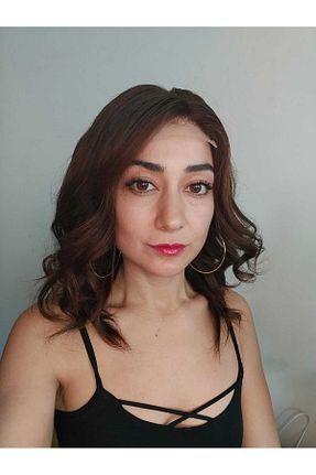 کلاه گیس قهوه ای زنانه Kuzimor - کد 889365818