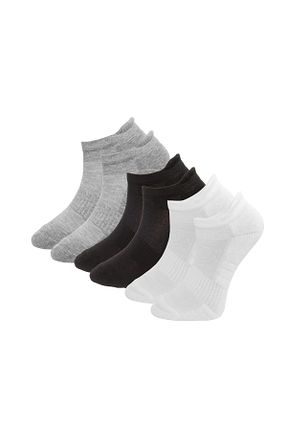 جوراب اسپرت طوسی زنانه پنبه ای DRLSOCKS - کد 889552982
