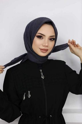 روسری طوسی پنبه ای Melodi Scarf - کد 889565244