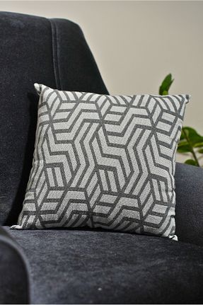 کوسن و روکش کوسن طوسی پنبه ای Rell Home - کد 889578471
