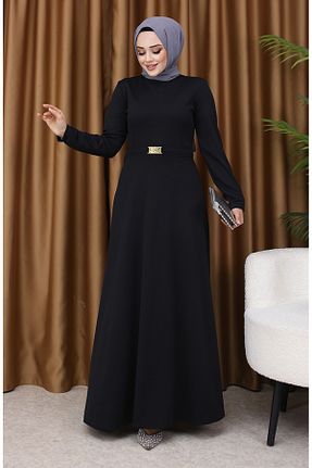 لباس حجاب مشکی زنانه Relaxed sefamerve - کد 889640751