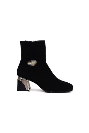 بوت / نیم بوت مشکی زنانه چرم خالص Gizzelli shoes - کد 887719271