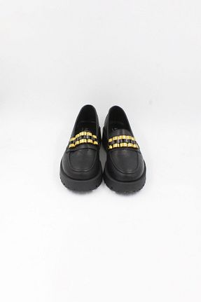 کفش کژوال مشکی زنانه چرم خالص ENDİCAN - کد 889688592