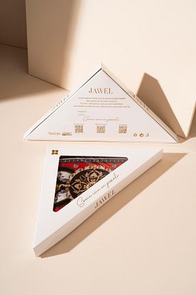 شال قرمز زنانه پلی استر JAWEL - کد 889702069