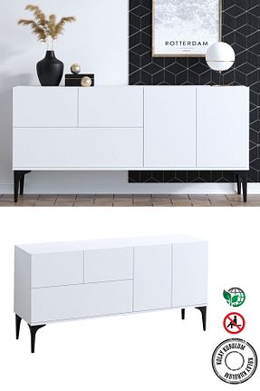 کنسول سفید Suntalam Decormet - کد 686006862
