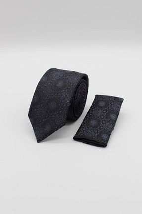 کراوات طوسی مردانه پلی استر İmza - کد 889715149