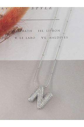 گردنبند استیل ( فولاد ) صورتی زنانه استیل ضد زنگ Siya Silver - کد 868634371
