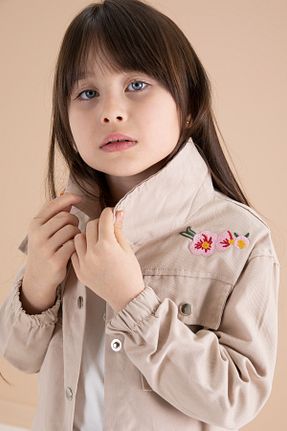 ست بالاتنه و پائین تنه بژ بچه گانه بافتنی Cansın Mini - کد 890477120